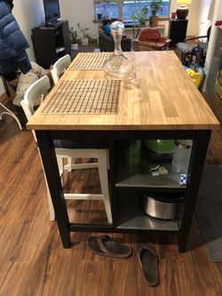 Vadholma Kitchen Island With Chairs By Ikea For Sale In Seattle Wa Offerup
