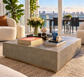 Restoration Hardware Graydon Shagreen Coffee Table