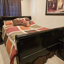 Free Queen Size Bed And Bed Frame 