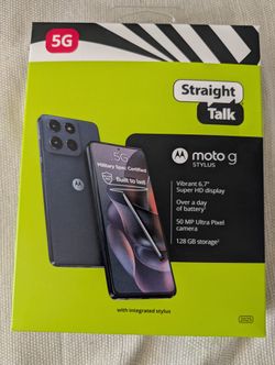 Motorola Moto G Stylus 2025 Straight Talk - 1 Month Unlimited Plan