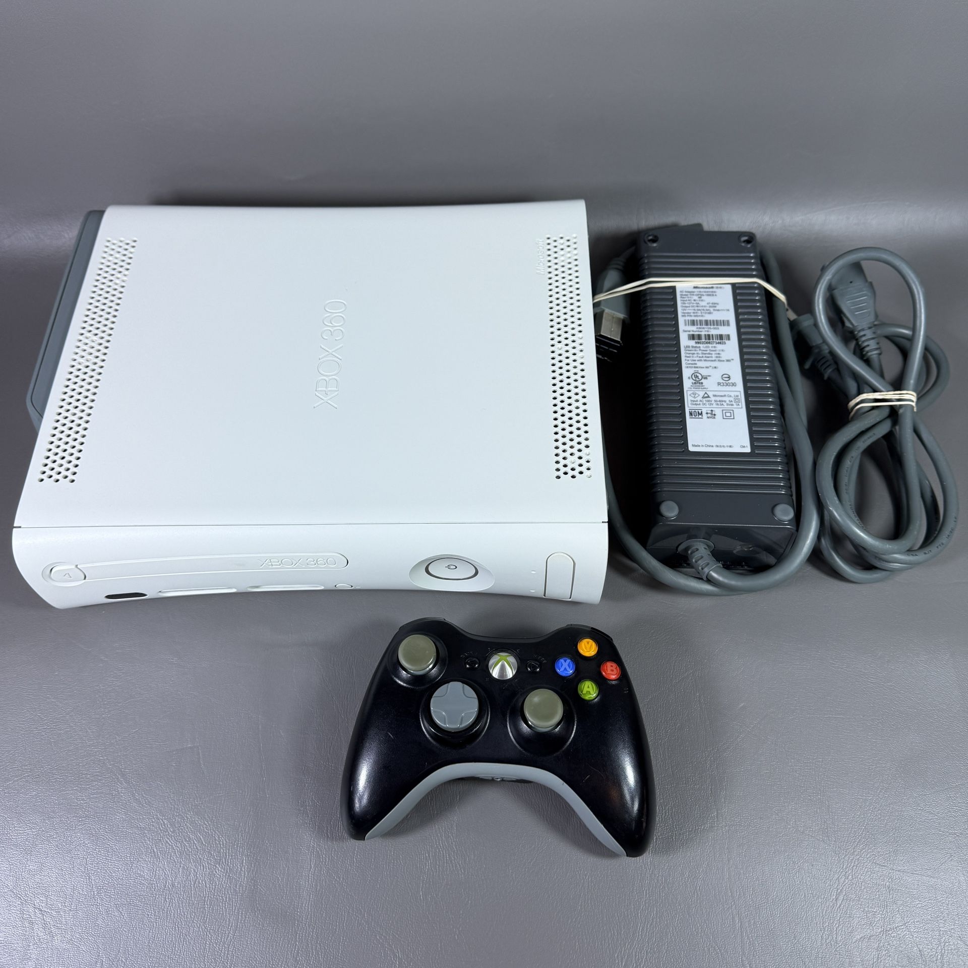 Xbox 360 Console & Controller White 60GB Tested Working *Please Read