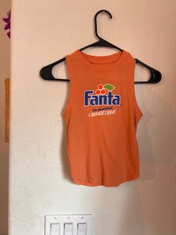 Fanta cropped tank