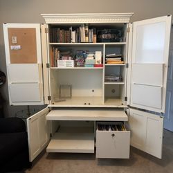 Pottery Barn Computer Cabinet