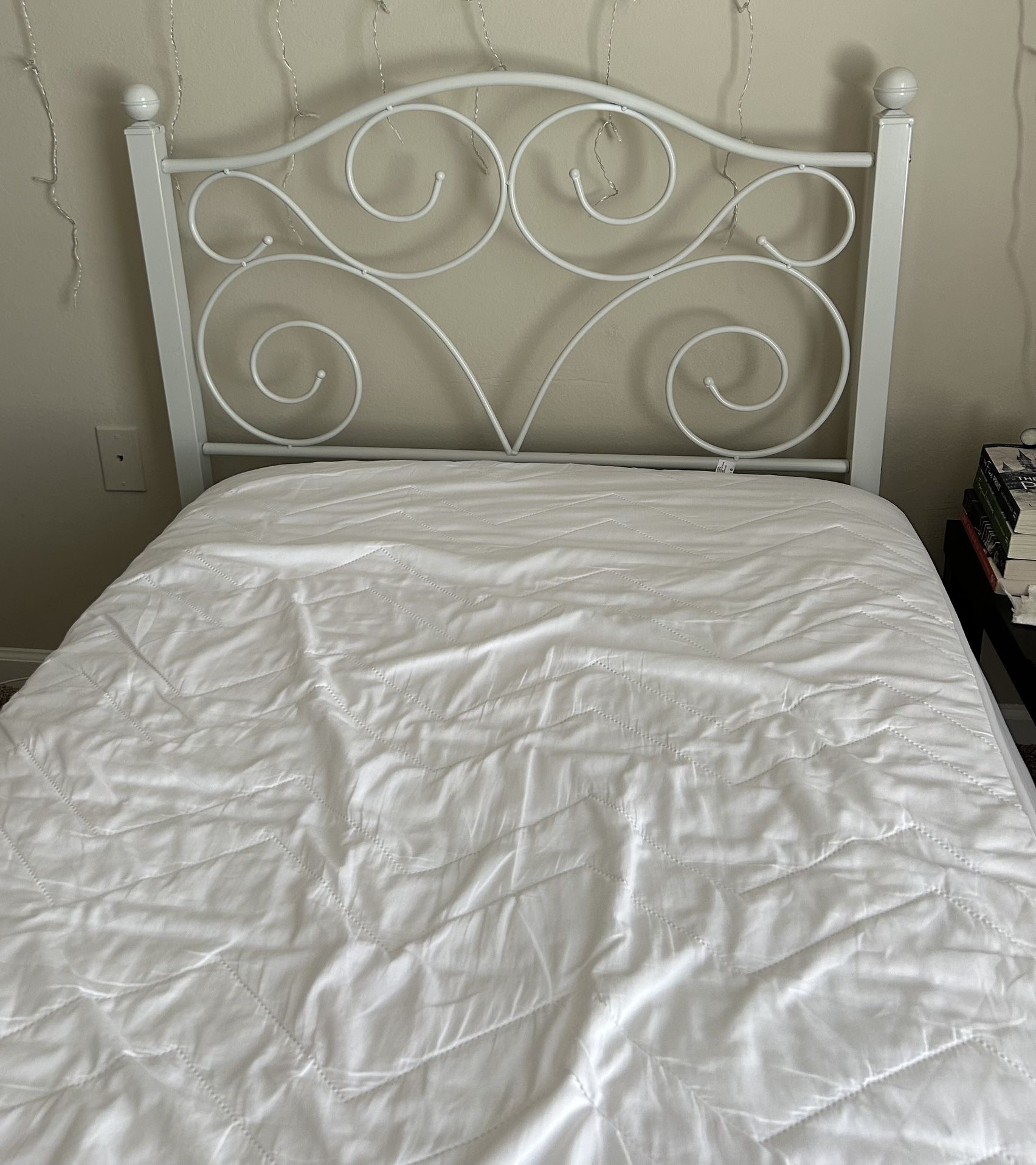 Twin Bed Frame and Mattress 