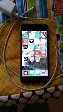 Iphone 6S unlocked any carrier. Small crack right lower corner