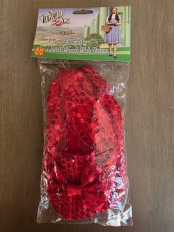 NEW Rubie's DOROTHY Adult Sequin SHOE COVERS Halloween Costume Accessory