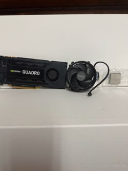 PC Gaming & Workstation Bundle: AMD Ryzen 7 2700X (8C/16T) + Cooler + NVIDIA Quadro K4200 4GB GPU
