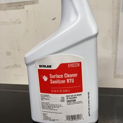 Ecolab Surface Cleaner RTU 32oz Bottles - Case Of 6
