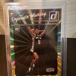 Rare Dejounte Murray Rookie-Green Yellow Laser