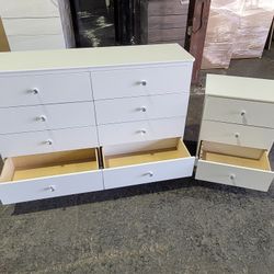White Dresser Set,cajonera,nighstands