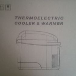Thermoelectric Cooler, Blue And Whit