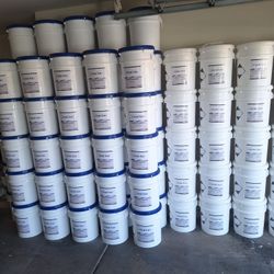 3 Inch Chlorine Tablets 50 Pound And Shock 40 Pound Buckets 
