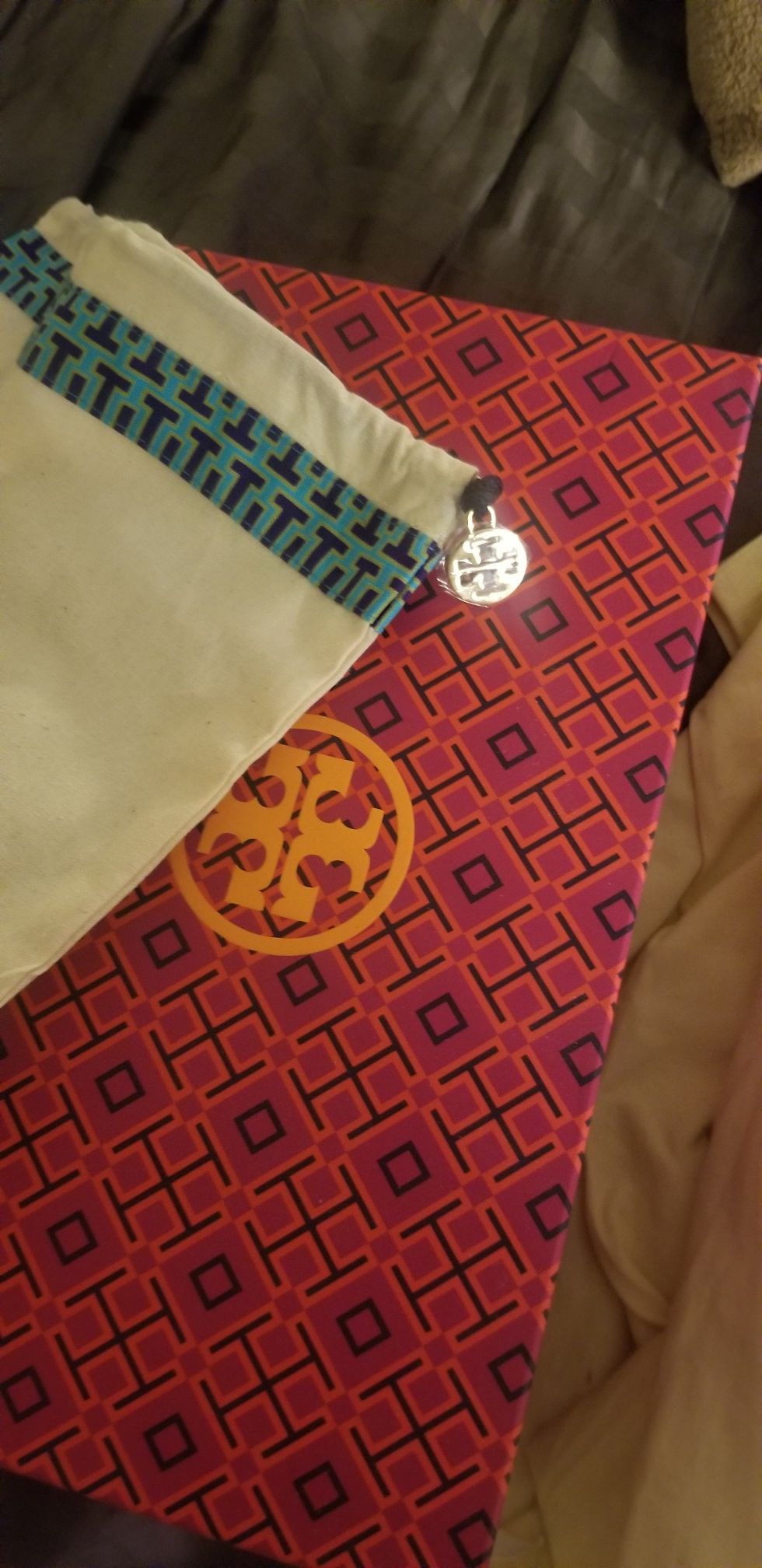 Tory burch shoe box and bag