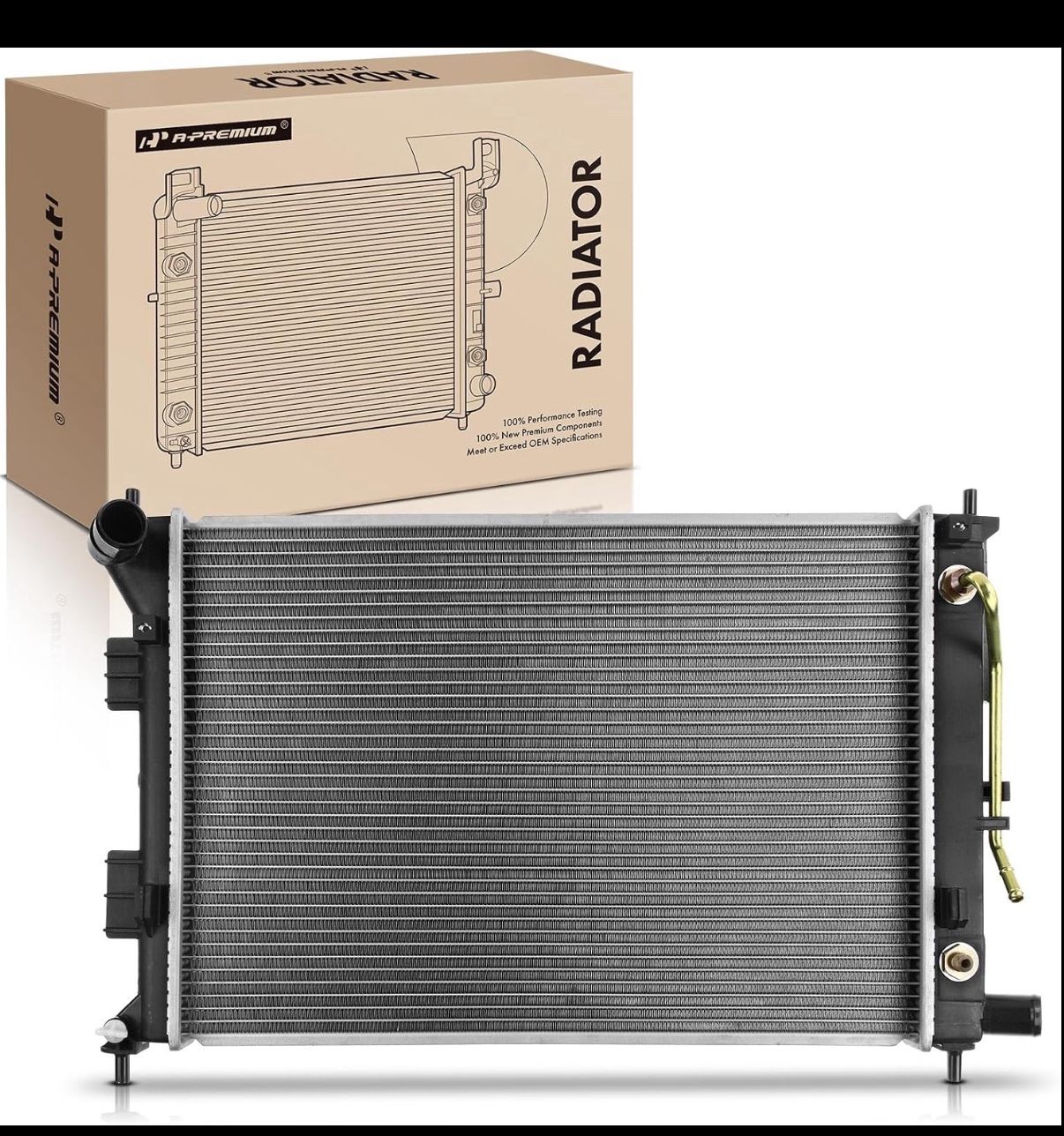 A-Premium Engine Coolant Radiator Assembly