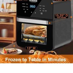 Brand New, Never Used, NuWave Brio 15.5-qt. Air Fryer Oven with Rotisserie