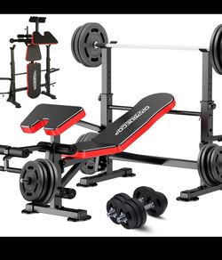 OPPSDECOR Adjustable Weight Bench – Brand New in Box