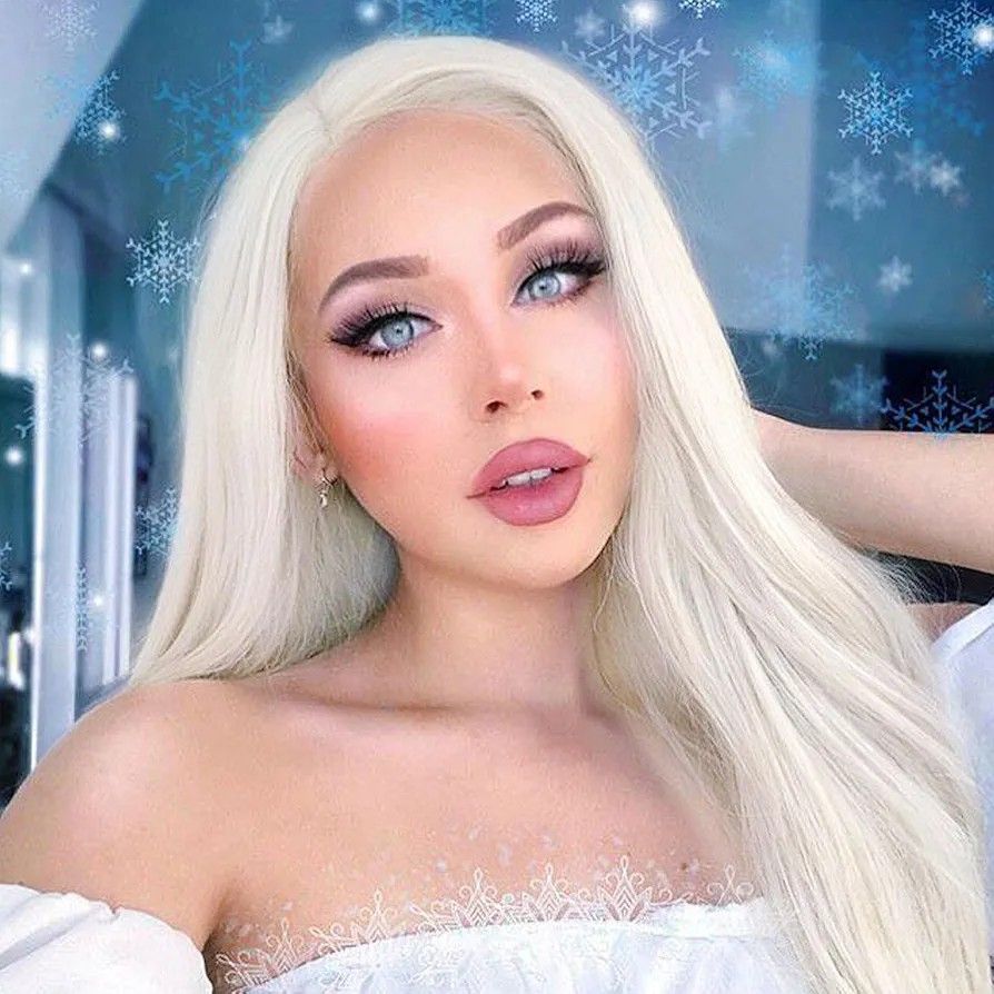 White Blonde Lace Front Wig