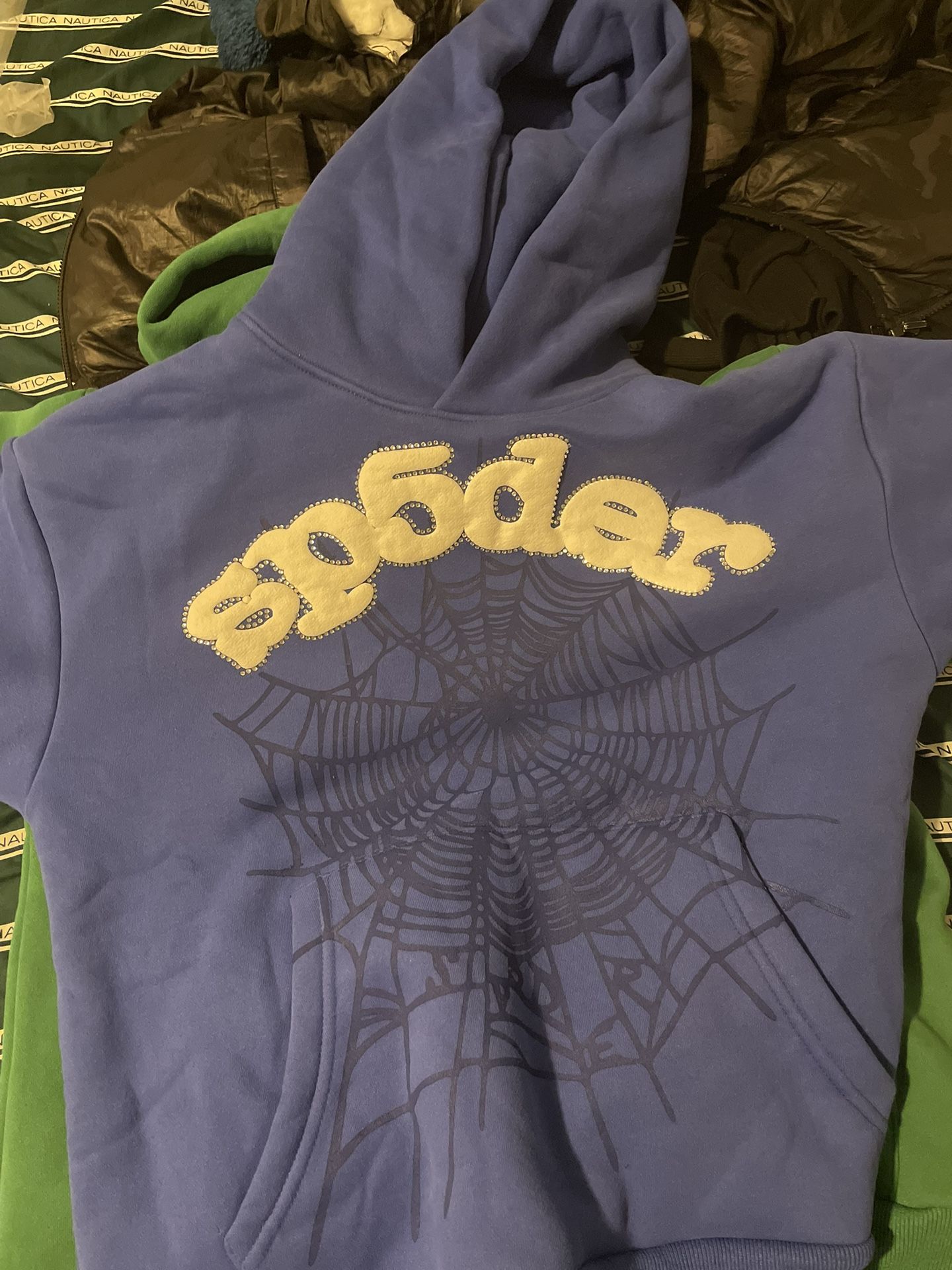 Blue Sp5der Hoodie
