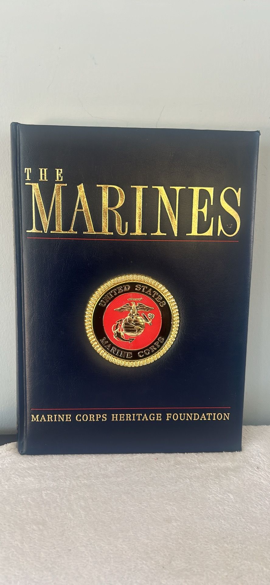 US Marine Corps Heritage Foundation Large Book Collectible Vintage 1998 350+ pages