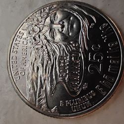 Moneda De 25 Centavoss De Dólar 