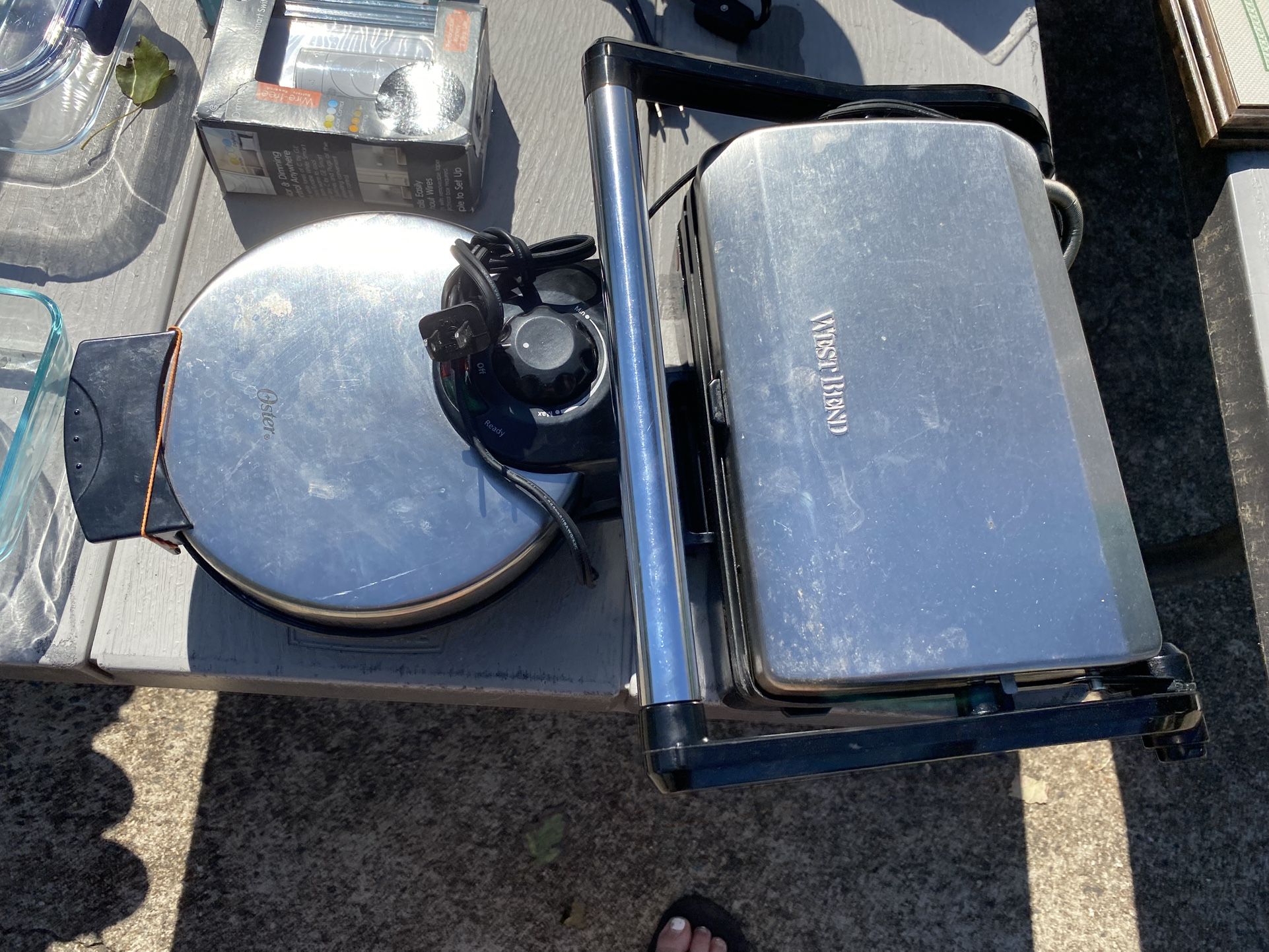 Sandwich Maker And Waffle Maker $5 Each
