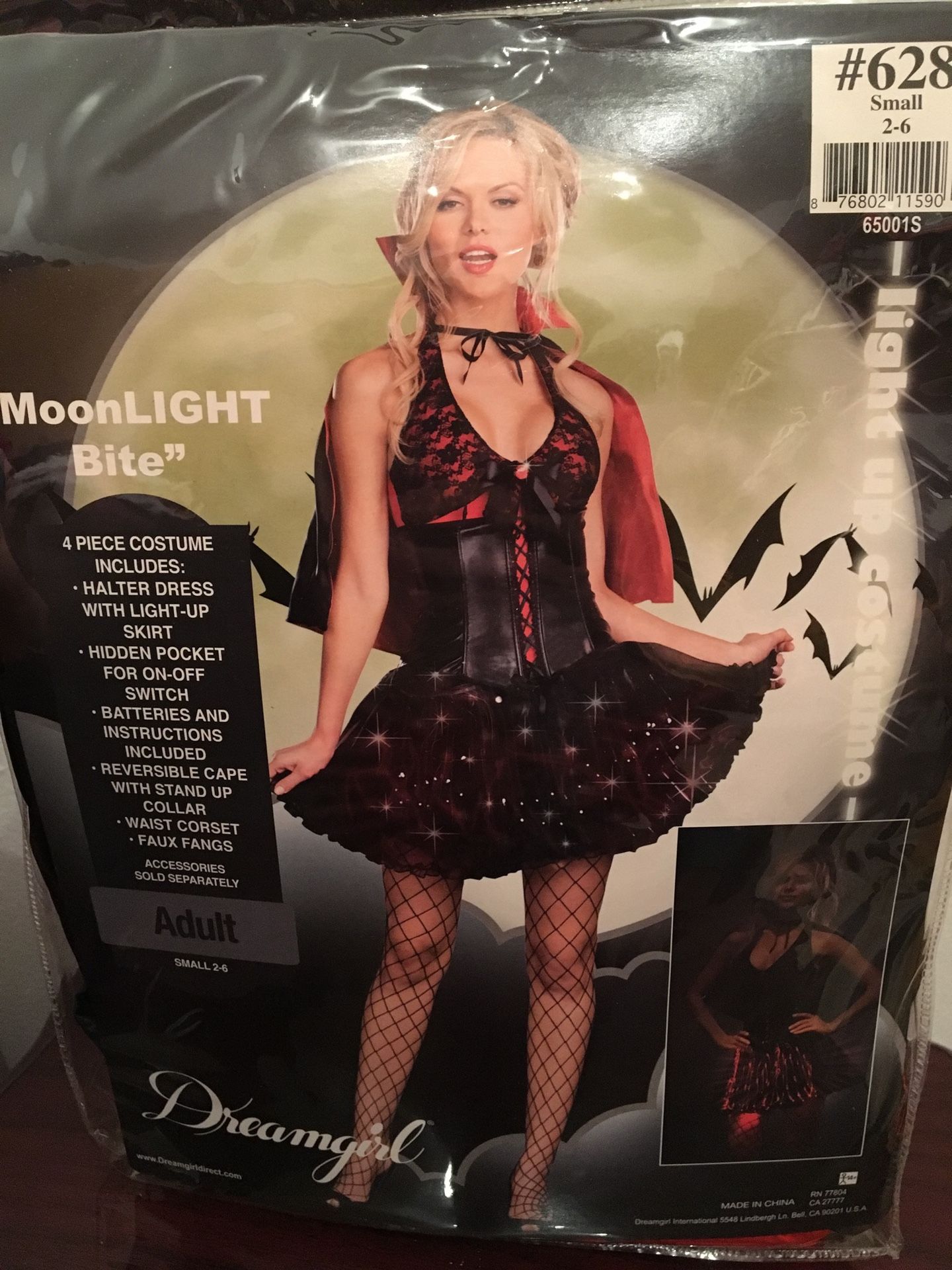 Vampire Halloween costume (adult size S)