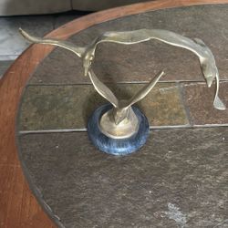 Brass And Marble Birds 