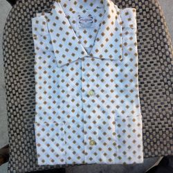 Mens Vintage Floral Pattern Shirt