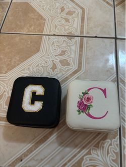 Brand new letter C jewelry boxes