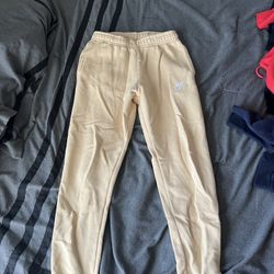 Cream Nike Joggers