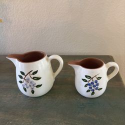 Vintage Stangl Pottery Milk Pitchers
