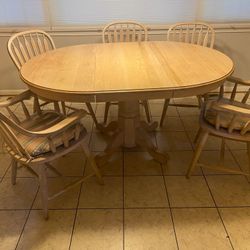 Oak Kitchen Table And Chairs