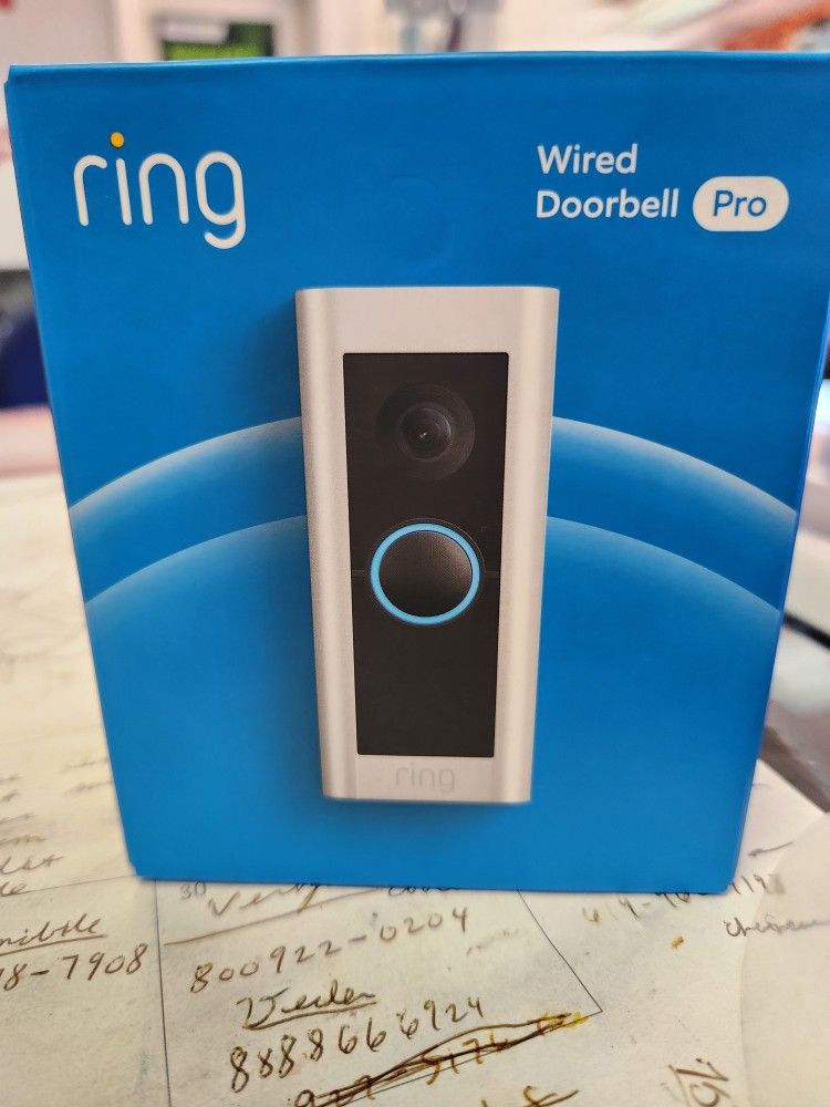 Ring Wired Doorbell Pro Smart Wifi Video