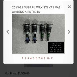 2015-2021 Subaru WRX STi Airtekk Air Struts