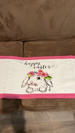 Easter Bunny table runner, New!