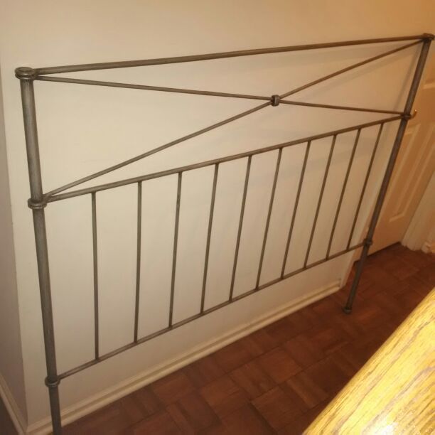 Pier One Medici collection Pewter Queen Headboard