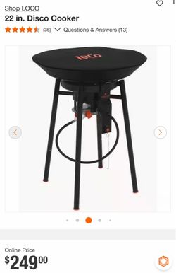 Brand new LoCo 22 in. Disco Cooker