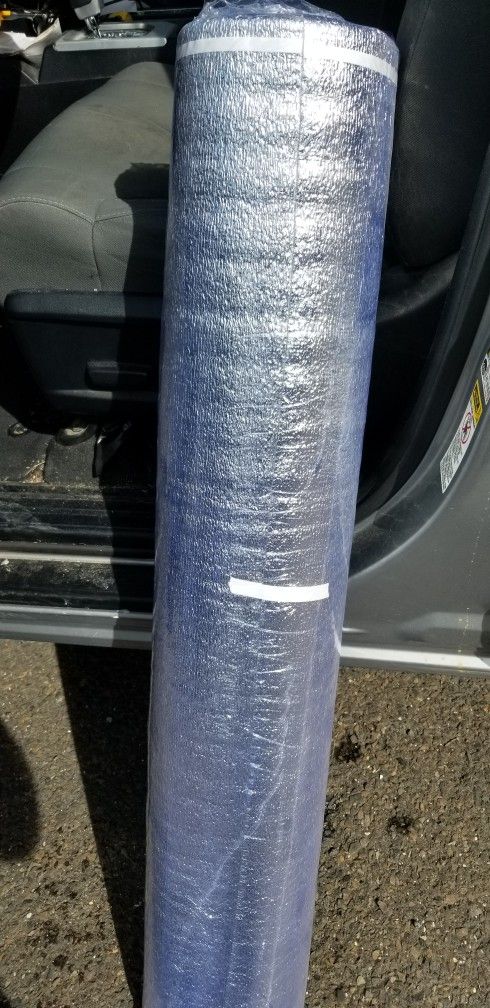 Flooring Underlayment w/Overlap and pre-Attached Tape Strip - Bestlaminate- 2mm - 100sq.ft roll