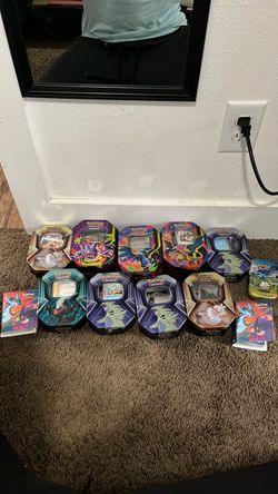 Pokemon bulk cards and tins