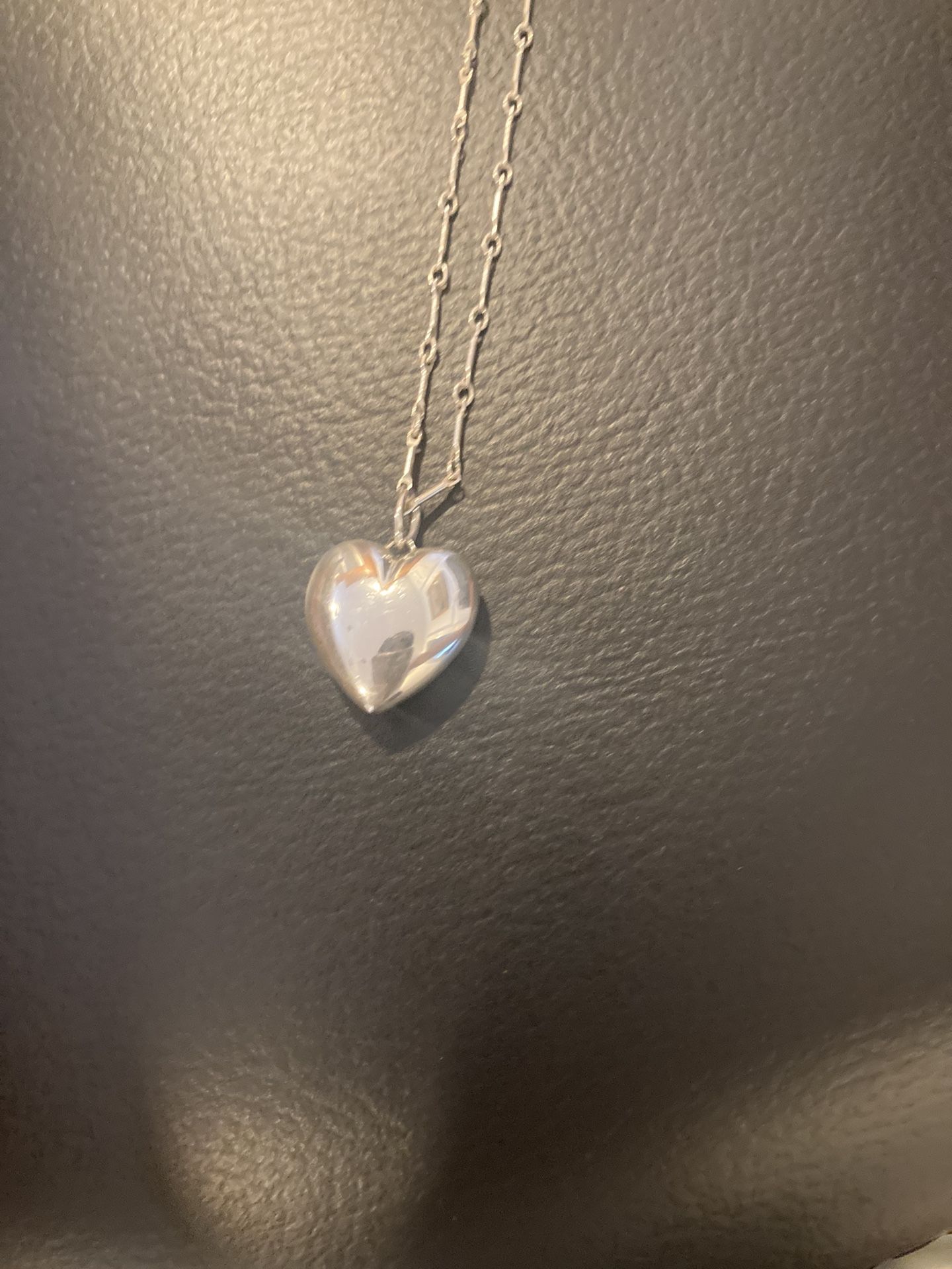 Tiffany Puffed Heart Necklace