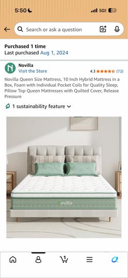 Novilla Queen Size Hybrid Mattress