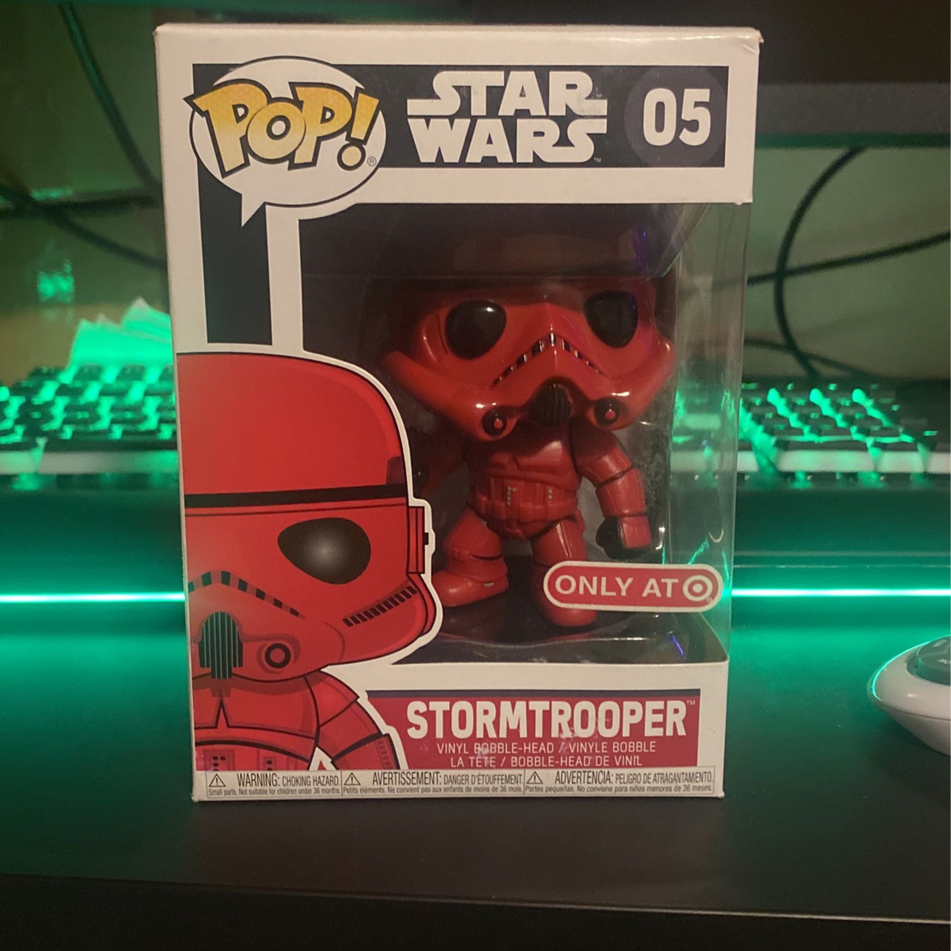 Red Stormtrooper Funko Pop
