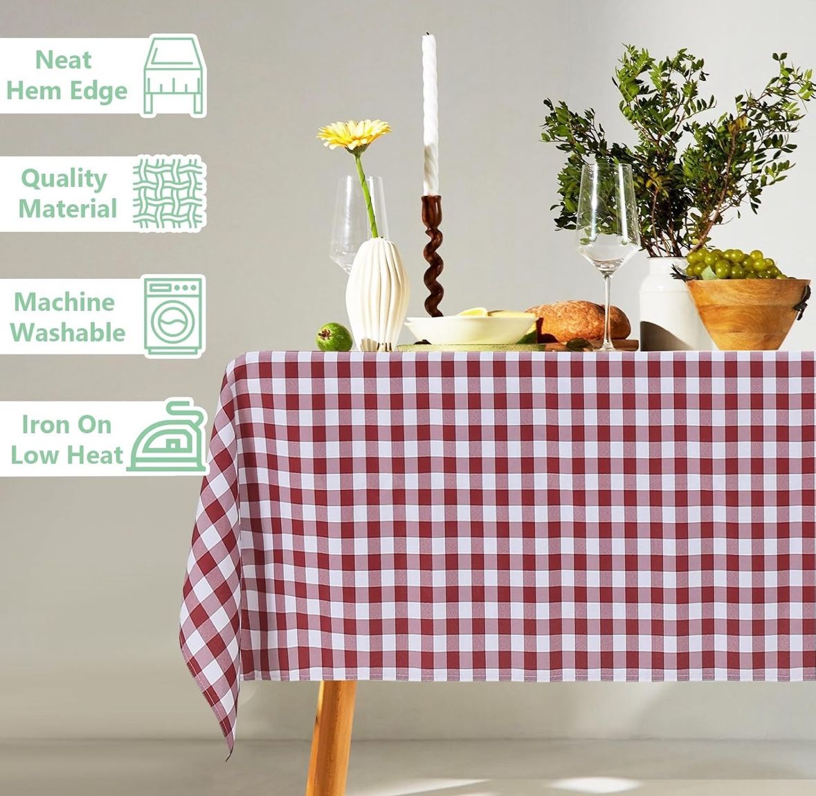Gingham Table Cloth 