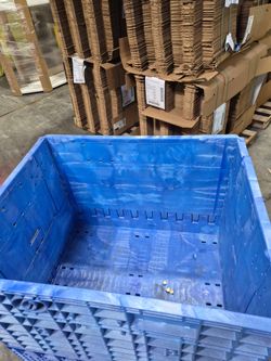 Collapsible bulk container 48 x 40 x 39"