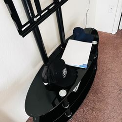 Like NEW Glass TV Stand