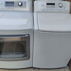 ⭐️NICE CLEAN LG TOP LOAD WASHER AND DRYER SET 