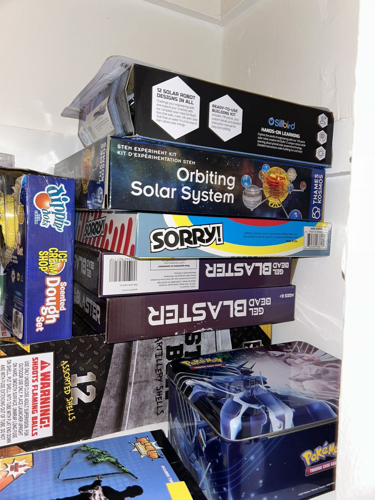 Over 15 board games