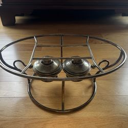 MCM silver-plated dish warmer or chafing dish