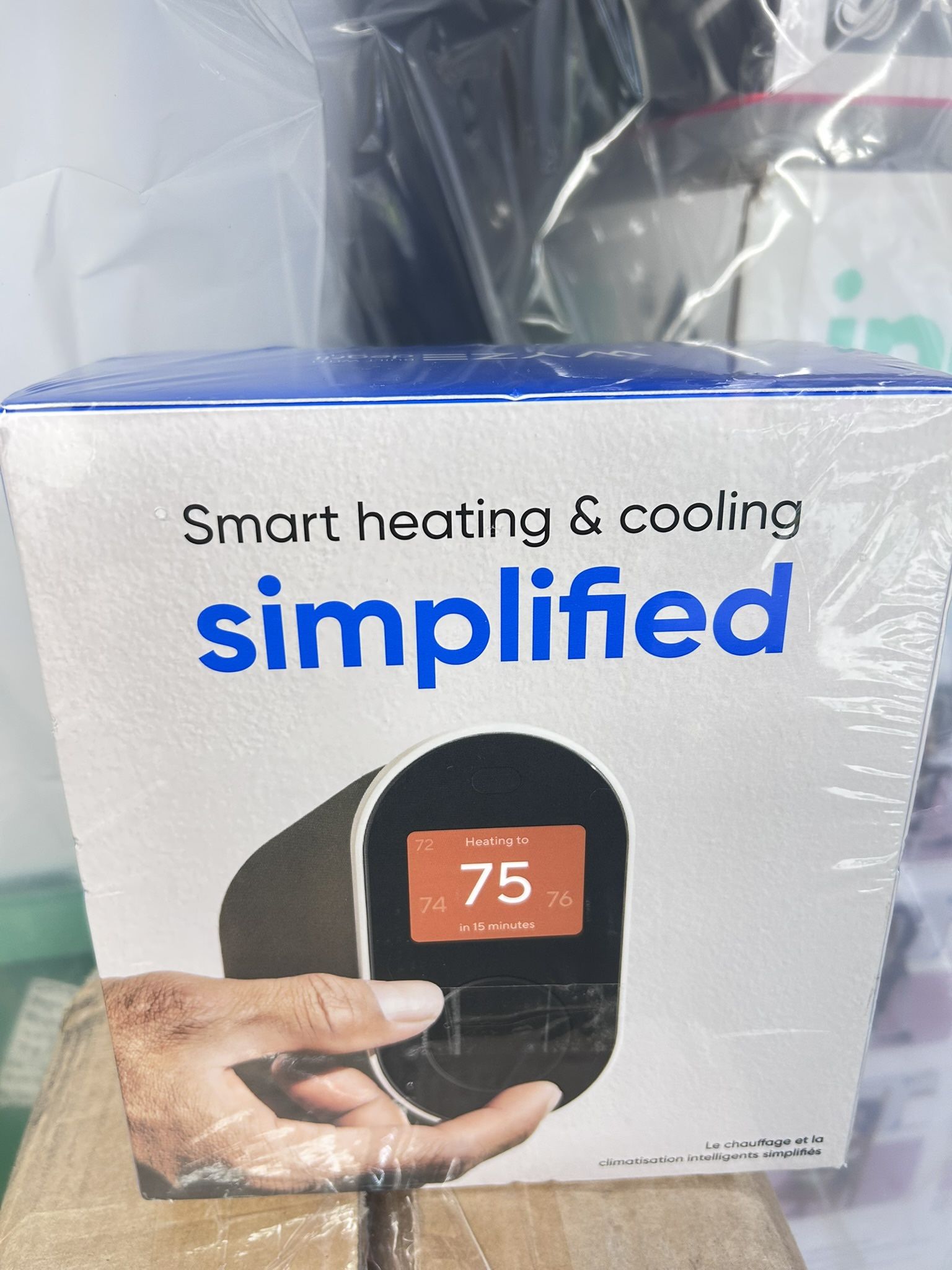 WYZE Smart WiFi Thermostat for Home with App Control Compatible with Alexa and Google Assistant, Only Designed for 2.4 WiFi Connection Black (Renewed