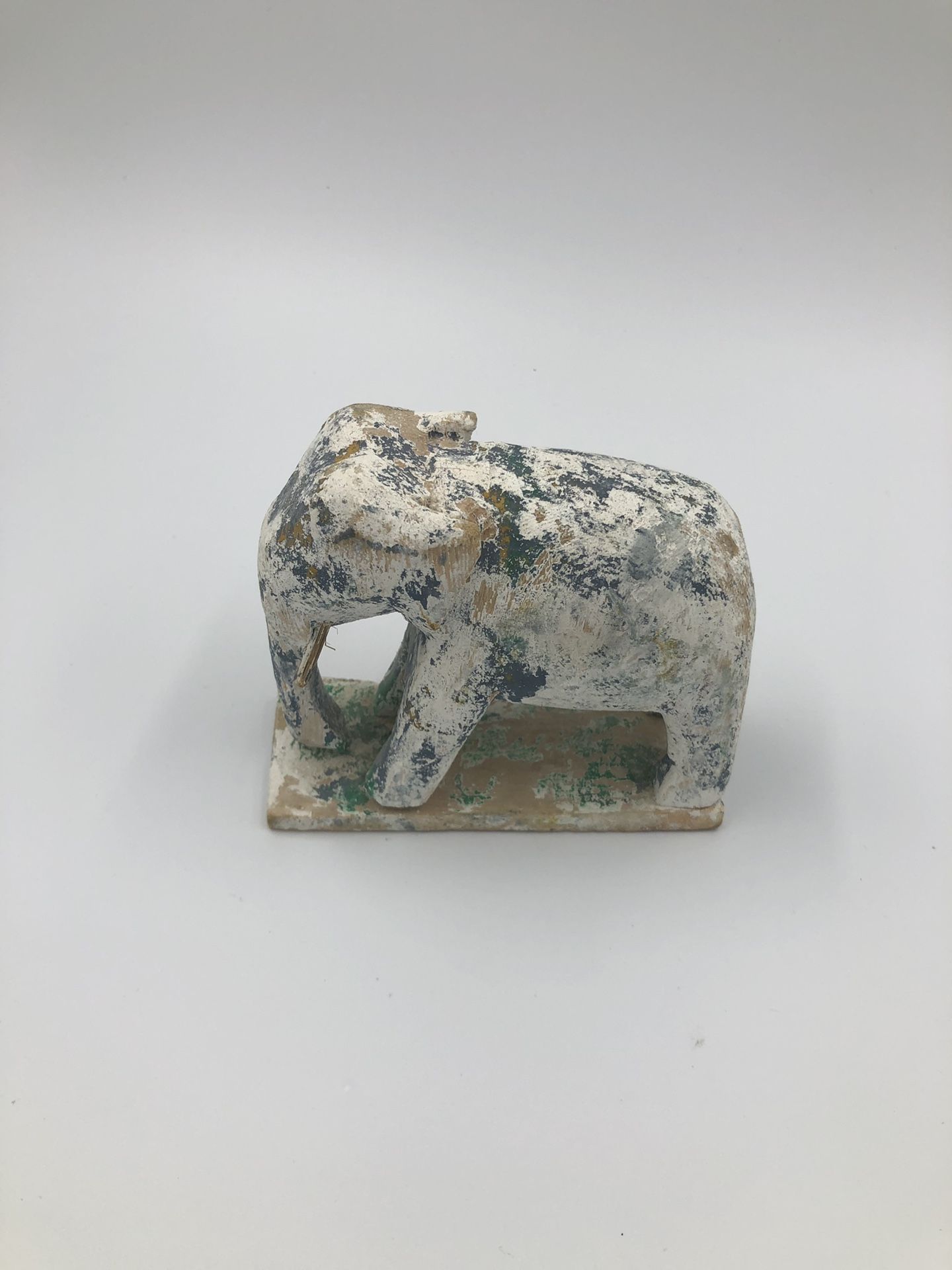 Shabby Chic Wooden Elephant